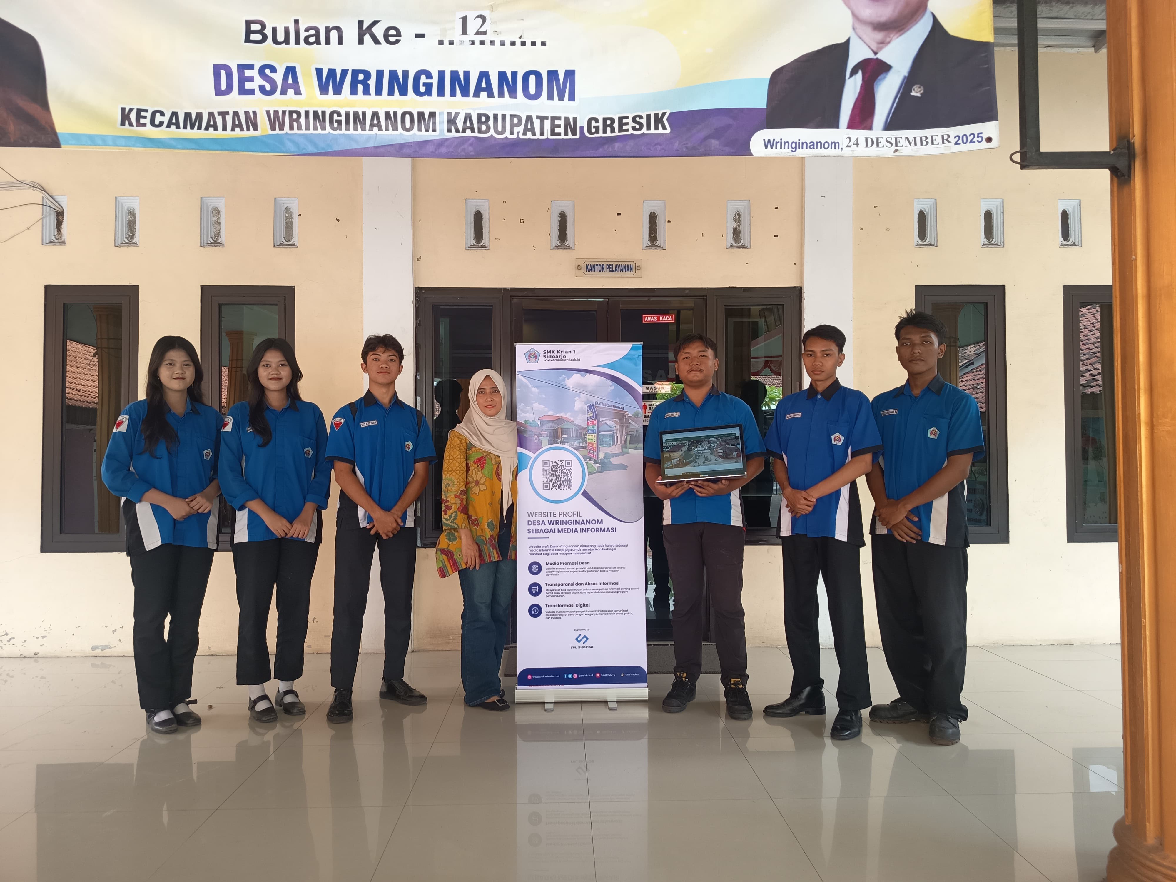 Kerja Sama XII RPL 1 Dan Pemdes Wringinanom Dalam Pembuatan Website Desa